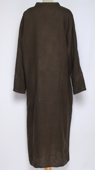 ПЛАТЬЕ БОХО ЛЬНЯНОЕ "МЫСИК" кофе, графит, шоколад, лаванда до р.56