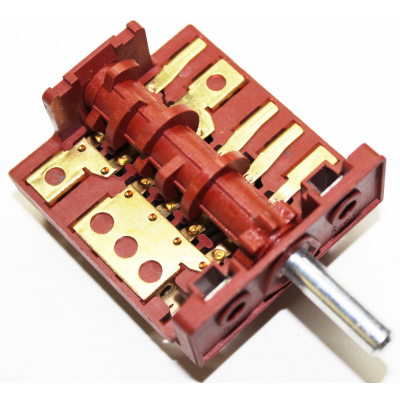 Переключатель конфорки Лысьва 7 поз. коричневый EP217