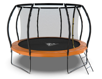 Уличный батут DFC TRAMPOLINE KENGOO II 12FT (3,66 метра) с внутренней сеткой и лестницей