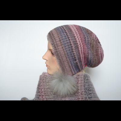 Разноцветный шарф женский вязаный Vizio Италия 6715