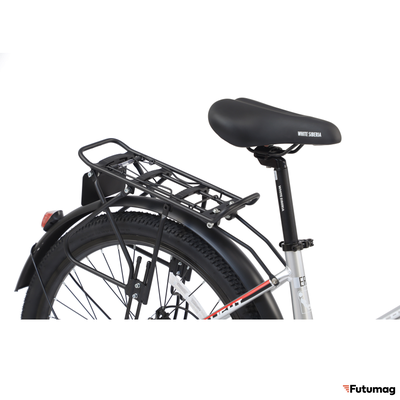 Электровелосипед WHITE SIBERIA CAMRY LIGHT 500W матовый серебристый