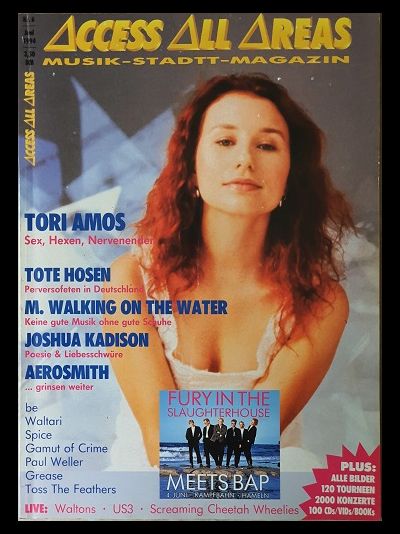 Access! Magazine June 1994 Tori Amos Иностранные музыкальные журналы в Москве в России, Intpressshop