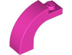 Arch 1 x 3 x 2 Curved Top, Dark Pink (6005 / 6366707)
