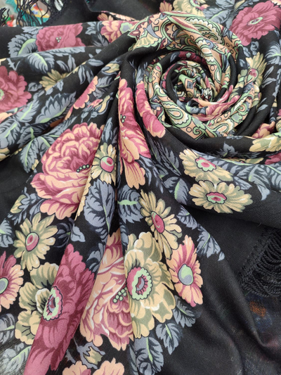 Павловопосадский платок Молитва 353-20