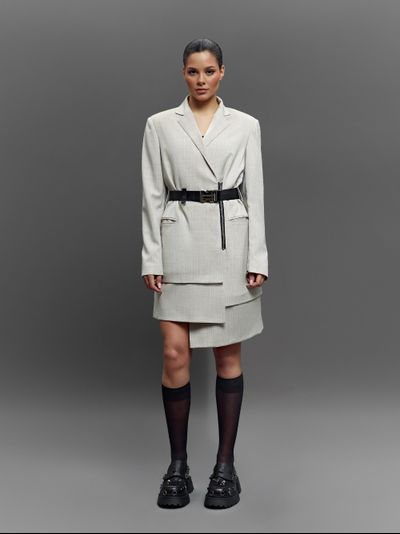 Платье-пиджак Мод-Т Бежевый