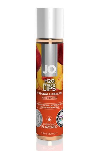 Лубрикант с ароматом персика JO Flavored Peachy Lips - 30 мл.