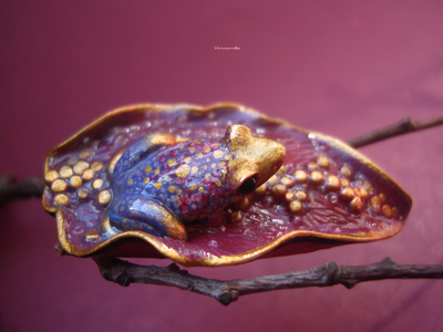 "Песнь Принцессы Вишнёвого Лотоса", фэнтези-брошь в восточном стиле