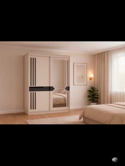 Шкаф-купе № 25 Меланж 200 см