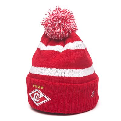 Шапка ФК СПАРТАК красно-белая 93509