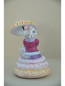 Кошка с зонтиком