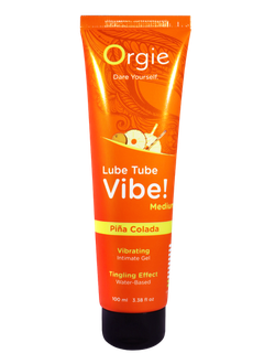 17533 Лубрикант с эффектом вибрации Orgie Lube Tube Vibe Medium Pina Colada, 100 мл