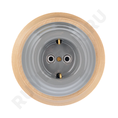 РОЗЕТКА ИЗ КЕРАМИКИ СЕРАЯ АСТОРИЯ