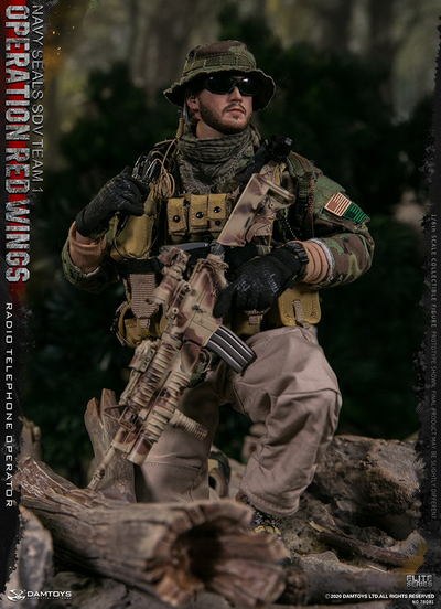 Радист, Операция «Красные крылья» - Коллекционная ФИГУРКА 1/6 scale Operation Red Wings NAVY SEALS  SDV TEAM 1 Radio Telephone Operator (78081) - DAMTOYS