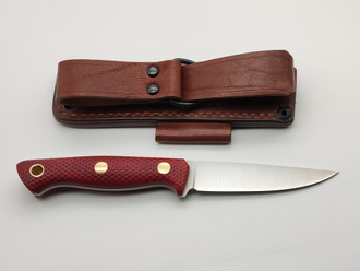 Нож Splinter сталь VG10 красная микарта