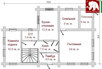 Проект 3-70, 178 кв.м., 8*13