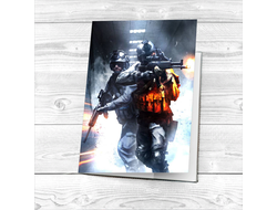 Обложка "Counter-Strike, CS GO, Контр Страйк" на паспорт №7