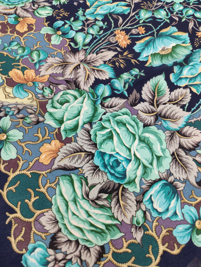 Павловопосадский платок Россияночка 1740-14