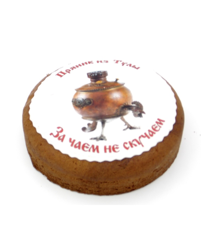 Пряник  заварной имбирный  с начинкой вареная сгущенка с грецким орехом  480 гр