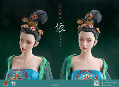 Китайская придворная династии Тан - КОЛЛЕКЦИОННАЯ ФИГУРКА 1/6 Han Chinese Clothing Tang Dynasty Chang On little lady yi (I8-C005A + S24A) - I8Toys