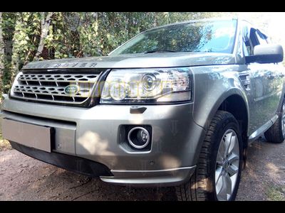 Защита радиатора Land Rover Freelander II (рестайлинг 2) 2012- (бензин) black