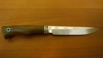 Кухонный нож №2 &quot;Универсал&quot; из 95Х18, венге, мельхиор