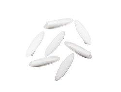 Заглушка под косой шуруп С1-01 белый (100 шт)