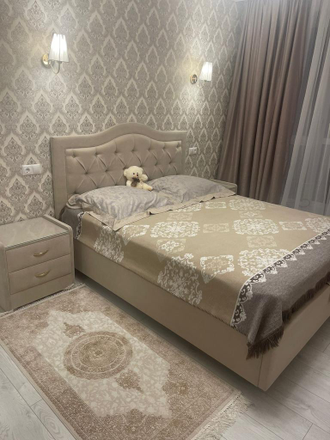 Кровать "Герцогиня" кирпичного цвета