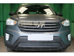 Защита радиатора Hyundai Creta 2016- black PREMIUM