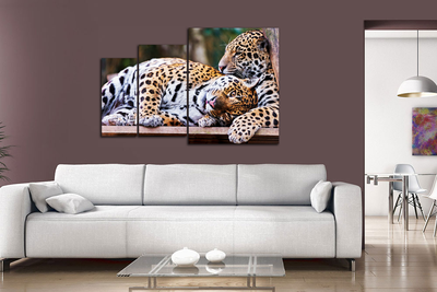 Модульная картина "Пятнистые милаши"