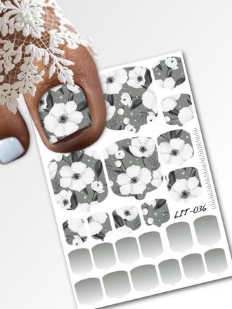 Мини пленки для педикюра LIT-036