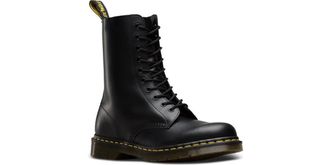 Dr. Martens 1490 10 EYELET BOOT Z WELT Mono Black высокие