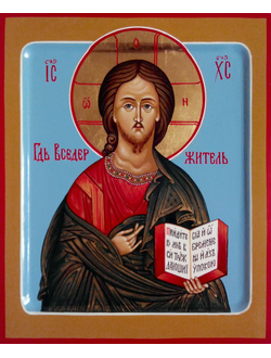 Господь Вседержитель (Спаситель). Рукописная икона.