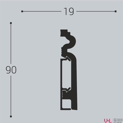 Плинтус Bello Deco XPS П2 2000х80х22