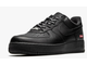 Nike Air Force 1 Low Supreme Black (Черные) сбоку