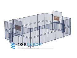 Сварной спортивный забор под ключ