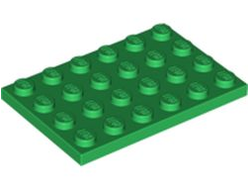 Plate 4 x 6, Green (3032 / 4116671)