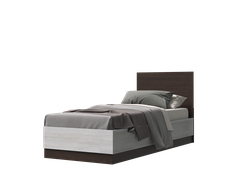 Кровать АДЕЛЬ 0,8 с настилом Венге-Лоредо