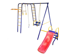 Уличный комплекс "Геркулес" в комплекте с горкой купить в Воронеже