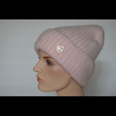 Vizio Розовая шапка женская с отворотом Визио Италия 6946 CRYO