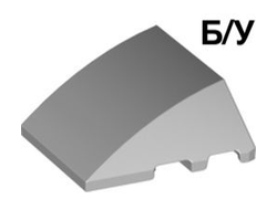 ! Б/У - Wedge 4 x 3 Triple Curved No Studs, Light Bluish Gray (64225 / 6093869) - Б/У