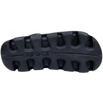 Solid black crocs deals