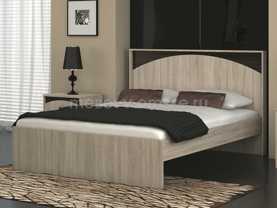 Кровать "Ева" 1600 в интерьере современной комнаты от омского производителя