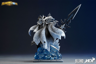 Король-Лич (серия Warcraft, HearthStone) - КОЛЛЕКЦИОННАЯ СТАТУЯ 1/10 The Lich King (HEXHS002) - HEX Collectibles x Blizzard