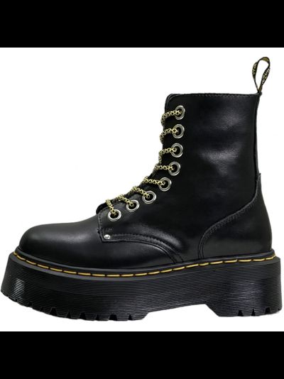 Dr Martens 1460 Vegan Jadon Round Toe Smooth Leather Black