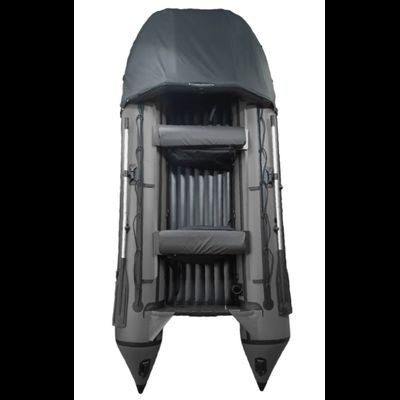 Моторная лодка ДИКИЙ 360 НДНД с тентом серый