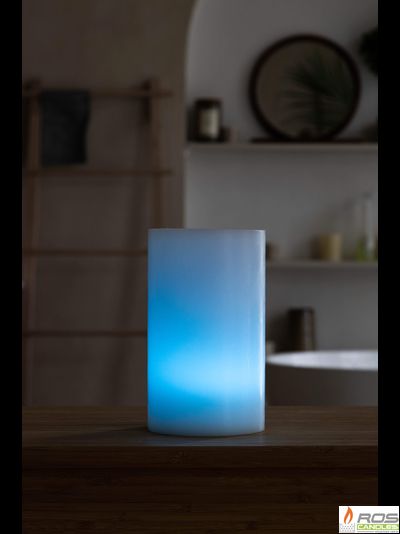 Гладкий парафиновый плафон для LED свечей - 11,7*20см