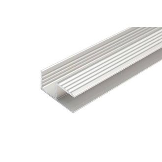Профиль-ручка SP16-02 для 16 мм, отделка алюминий анодированный рифленый, 3000 мм