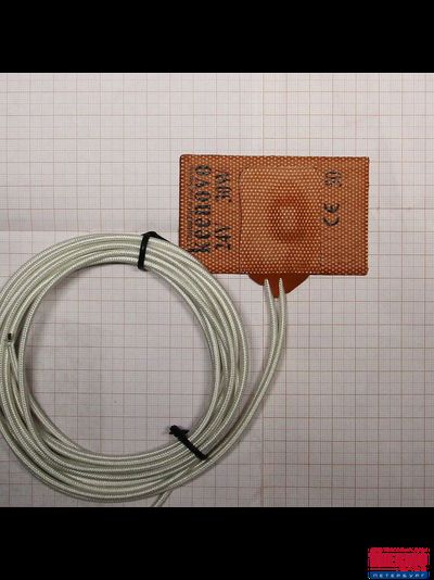 Гибкая нагревающая пластина 30 Вт 24 В (50х80) (терм.50) Keenovo