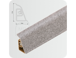 Пластиковый Плинтус для столешницы CEZAR BL44 гранит серый