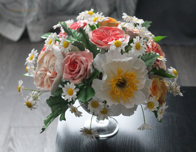 "Angel". Букет из полимерной глины.